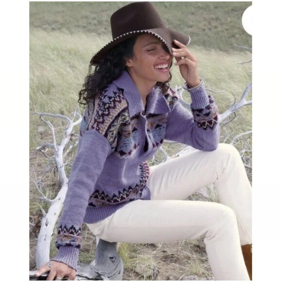 Sundance Calder Fair Isle Collar Sweater - Picture 11 of 11